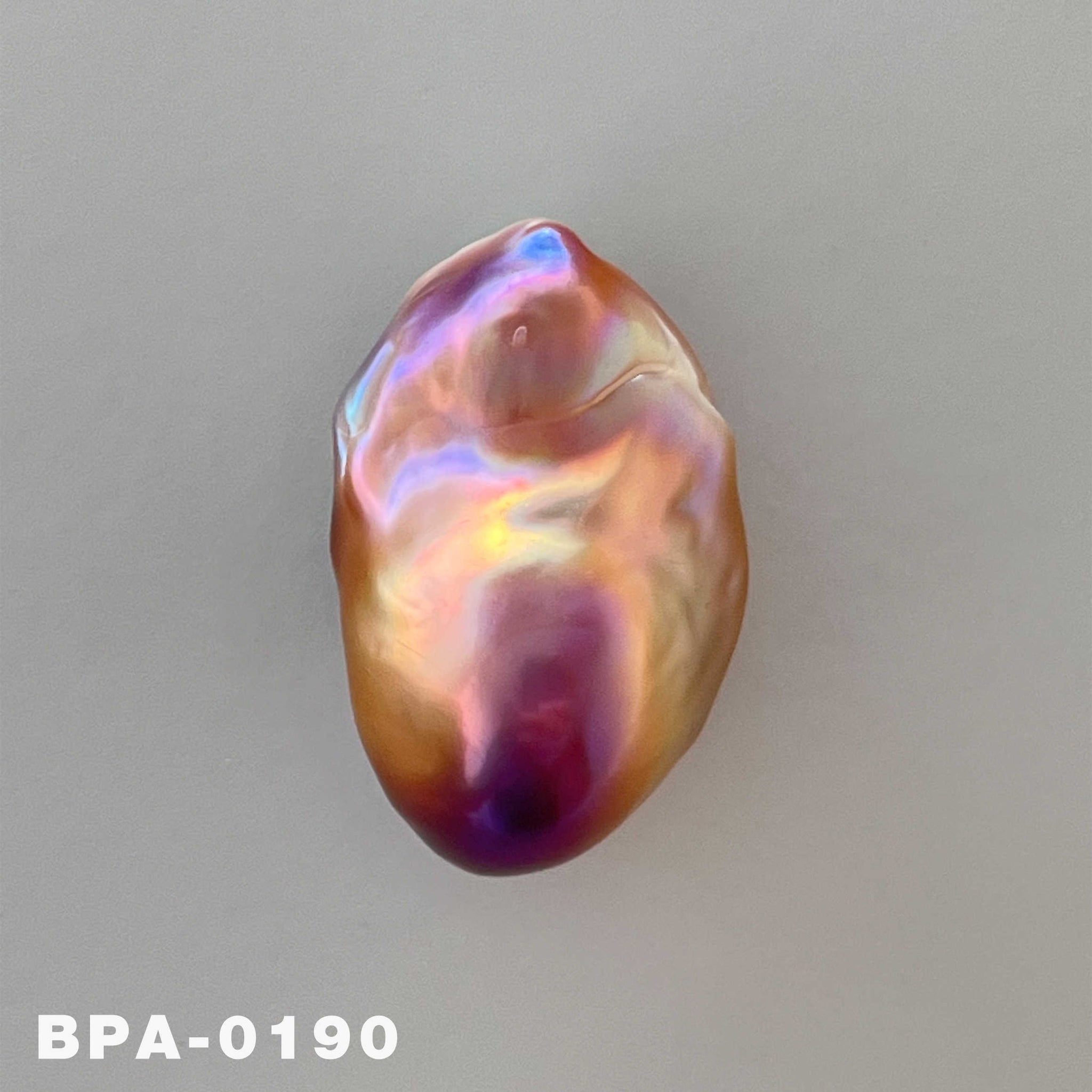 Gold & Purple Rainbow Fireball Pearl