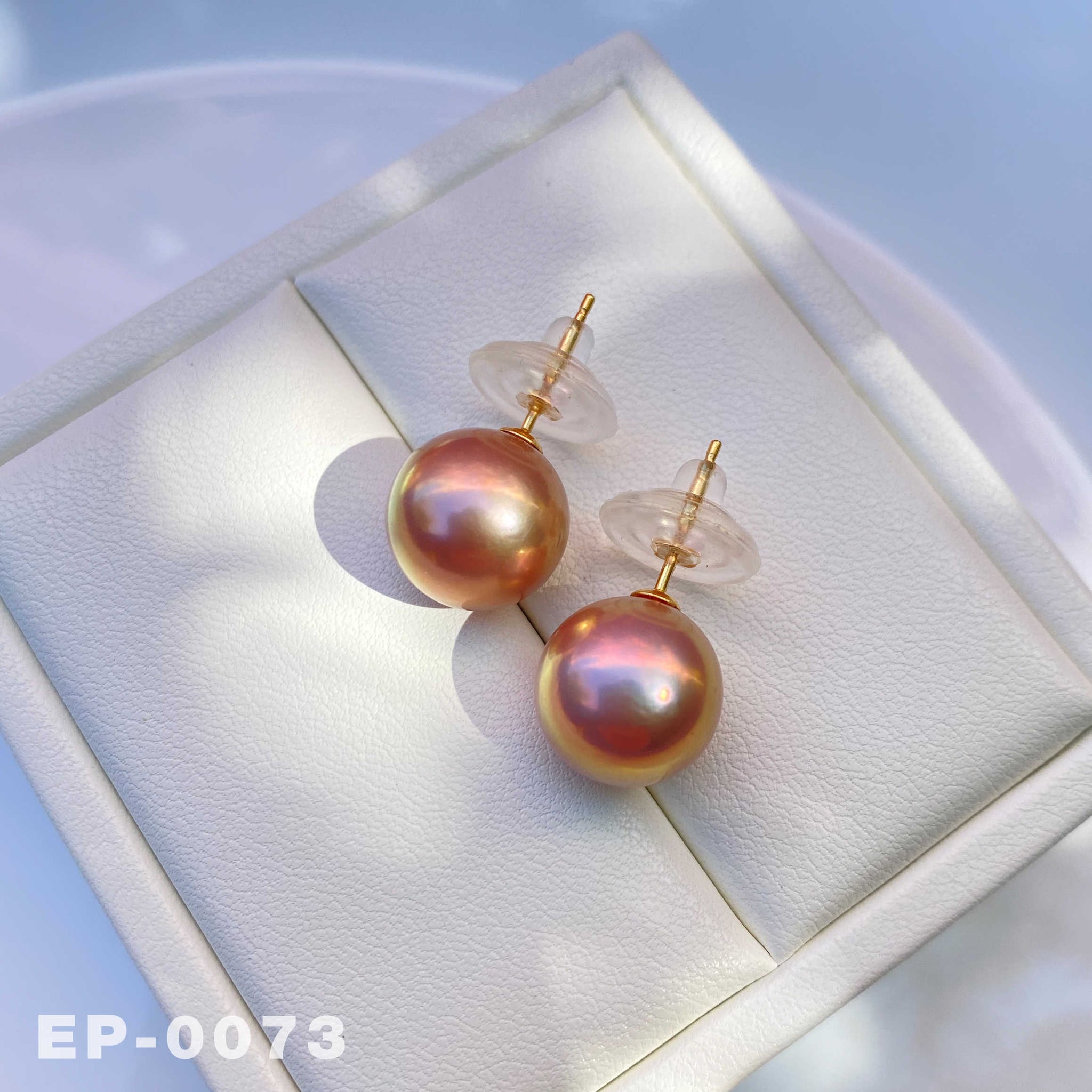 18K Freshwater Gold Edsion Pearl Earrings