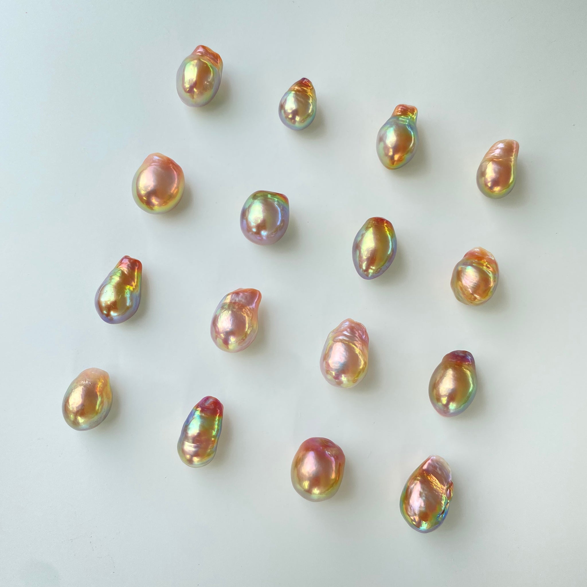 Natural Freshwater Rainbow Edison Pearls（EBN-0002）