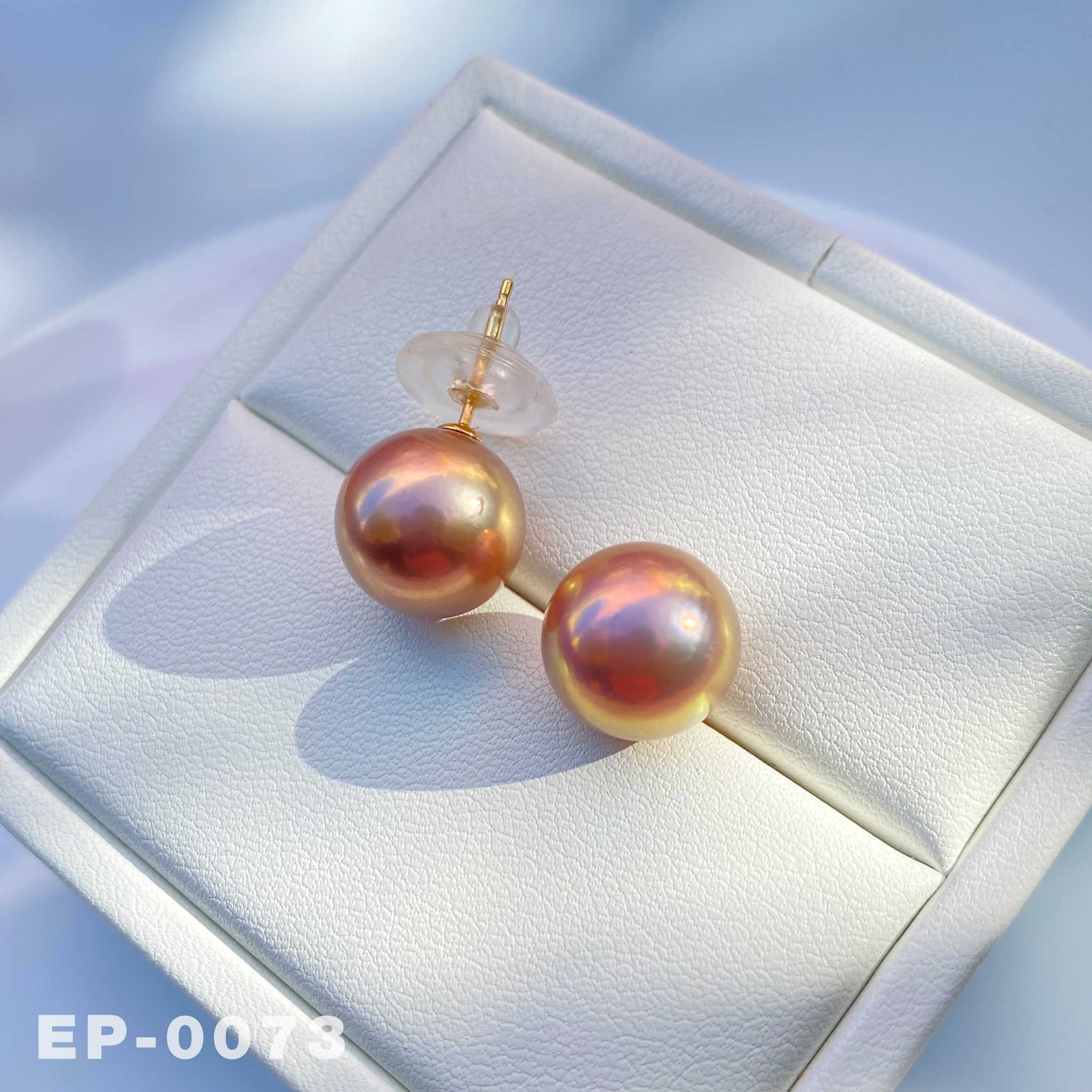 18K Freshwater Gold Edsion Pearl Earrings